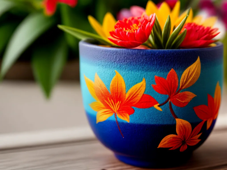 Vasinho artesanal decorado